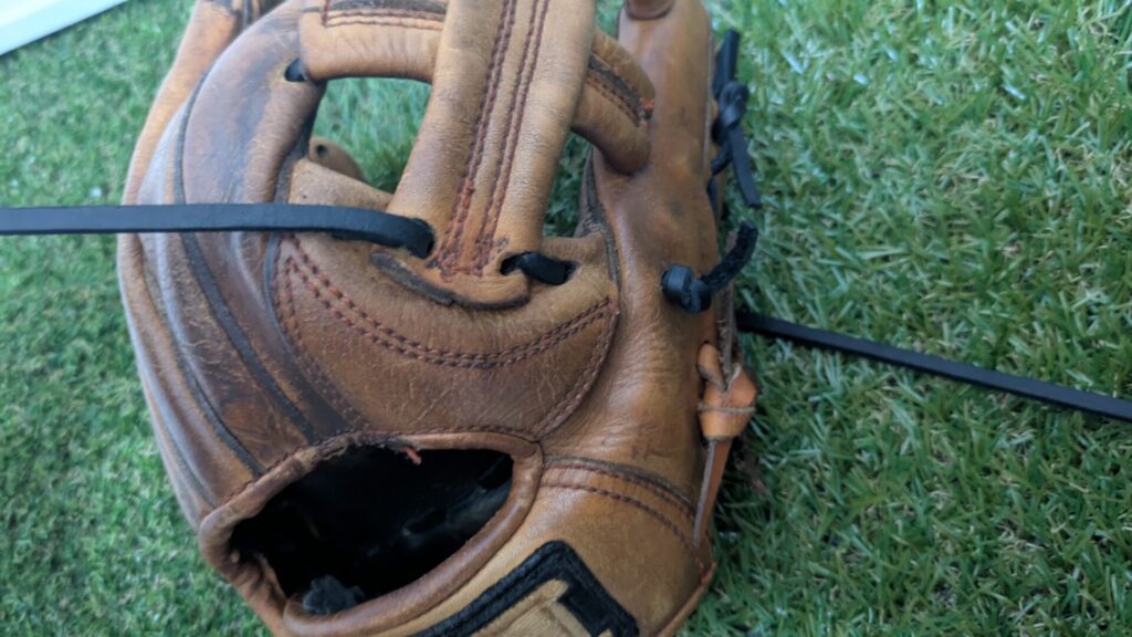 クロスウェブ 紐交換