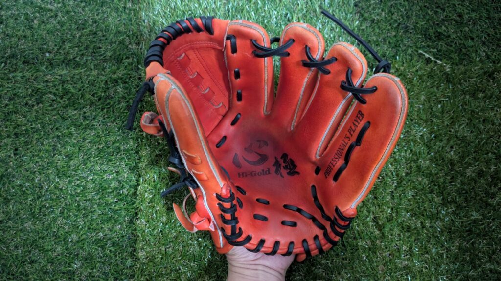 ハイゴールド 心極 軟式投手用グラブ